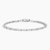 Alternating Marquise and Round Diamond Tennis Bracelet