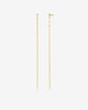 Gold Sequined Chain Long Dangle Drop Earrings