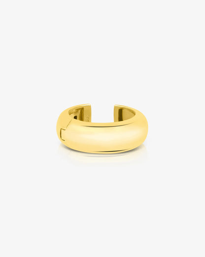 Smooth Polished Wide Hinged Ear Cuff