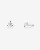 Three-Prong Round Diamond Martini Stud Earrings