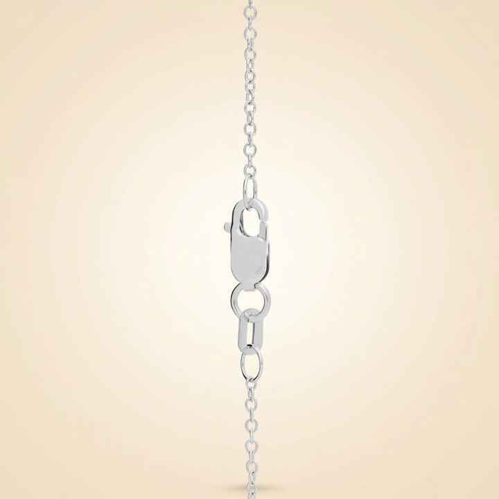 Lab Grown Diamond Vertical Bar Pendant Necklace in Gold