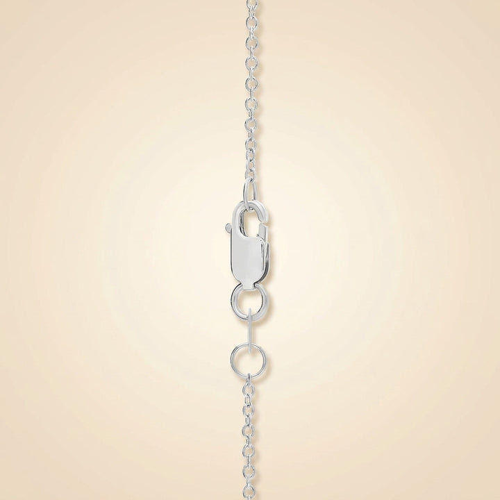 Lab Grown Round Diamond Solitaire Pendant Necklace in Gold