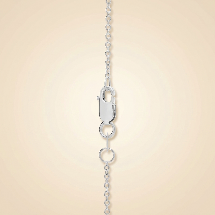 Lab Grown Round Diamond Solitaire Pendant Necklace in Gold