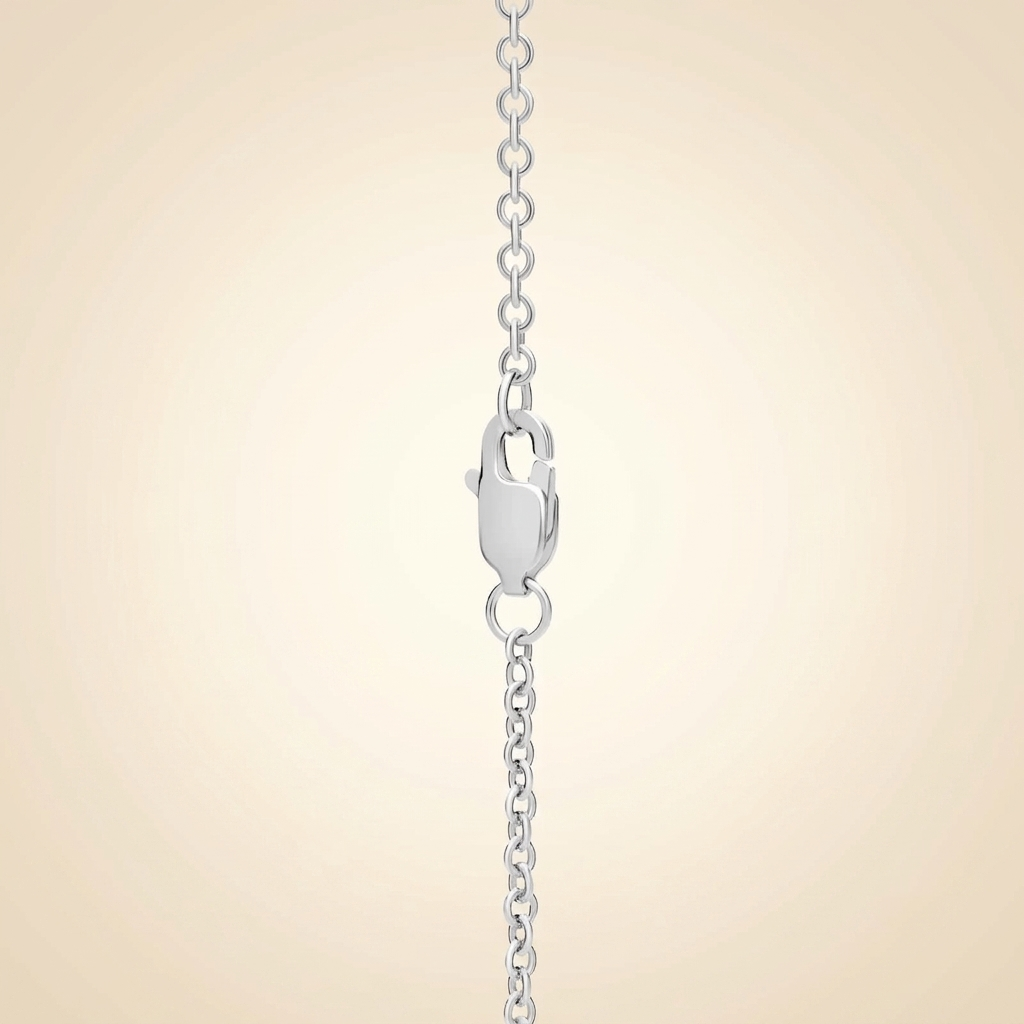 classic plain cross pendant necklace in gold