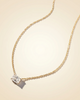 Lab Grown East-West Radiant Cut Diamond Solitaire Necklace