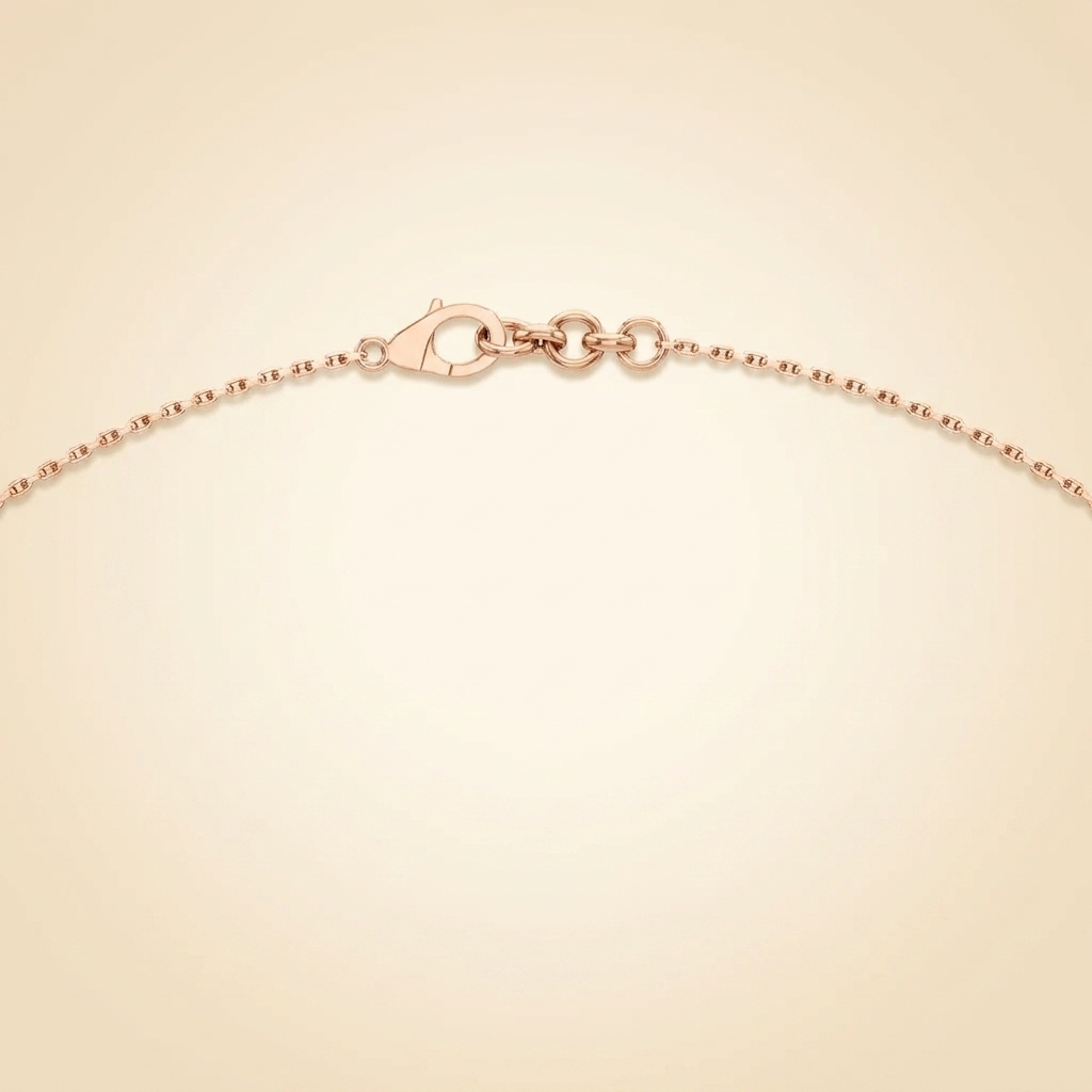 lab grown five-stone graduated diamond arc necklace