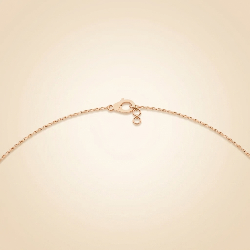 lab grown diamond double layer circle & charm necklace