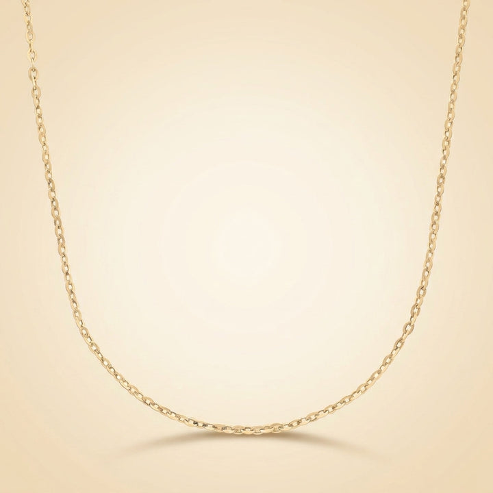 Classic Cable Chain Necklace in Gold