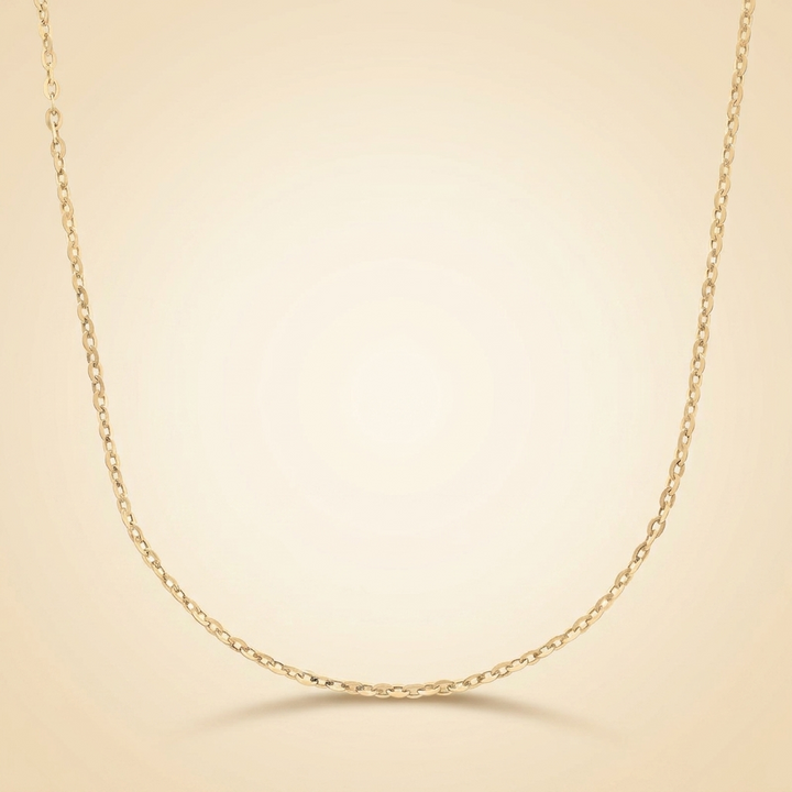 Classic Cable Chain Necklace in Gold