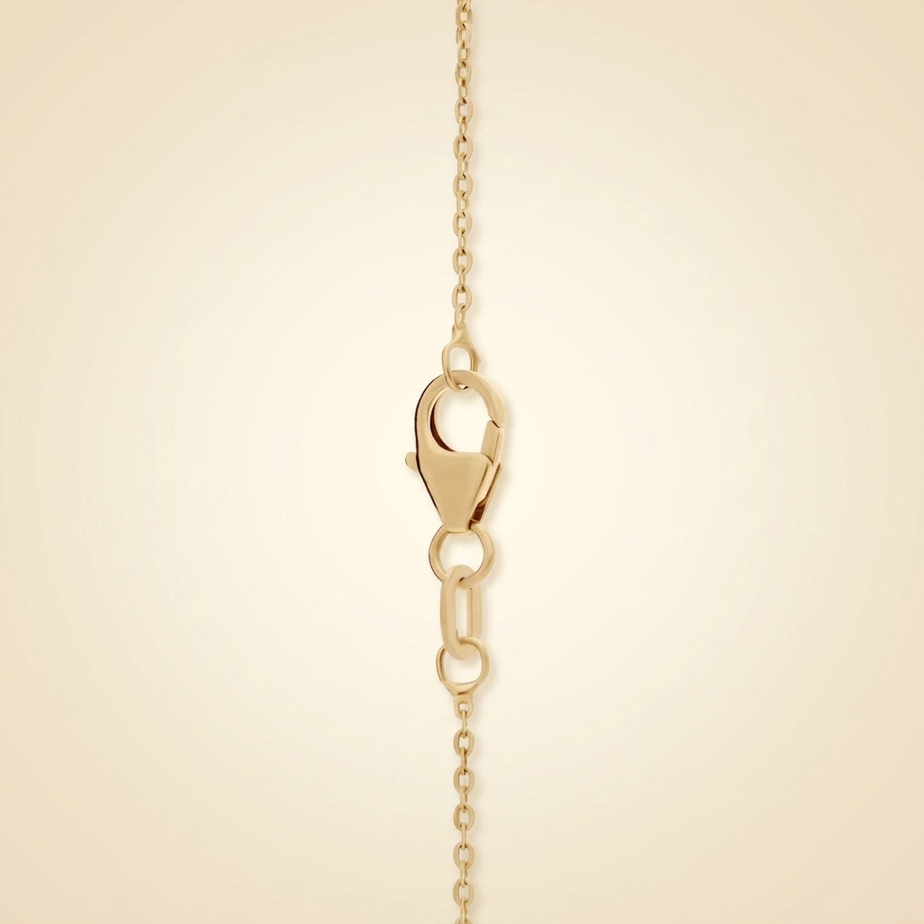classic cable chain necklace in gold
