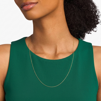 Classic Cable Chain Necklace in Gold