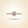 Oval Cut Solitaire Diamond Engagement Ring