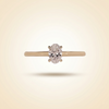 Oval Cut Solitaire Diamond Engagement Ring