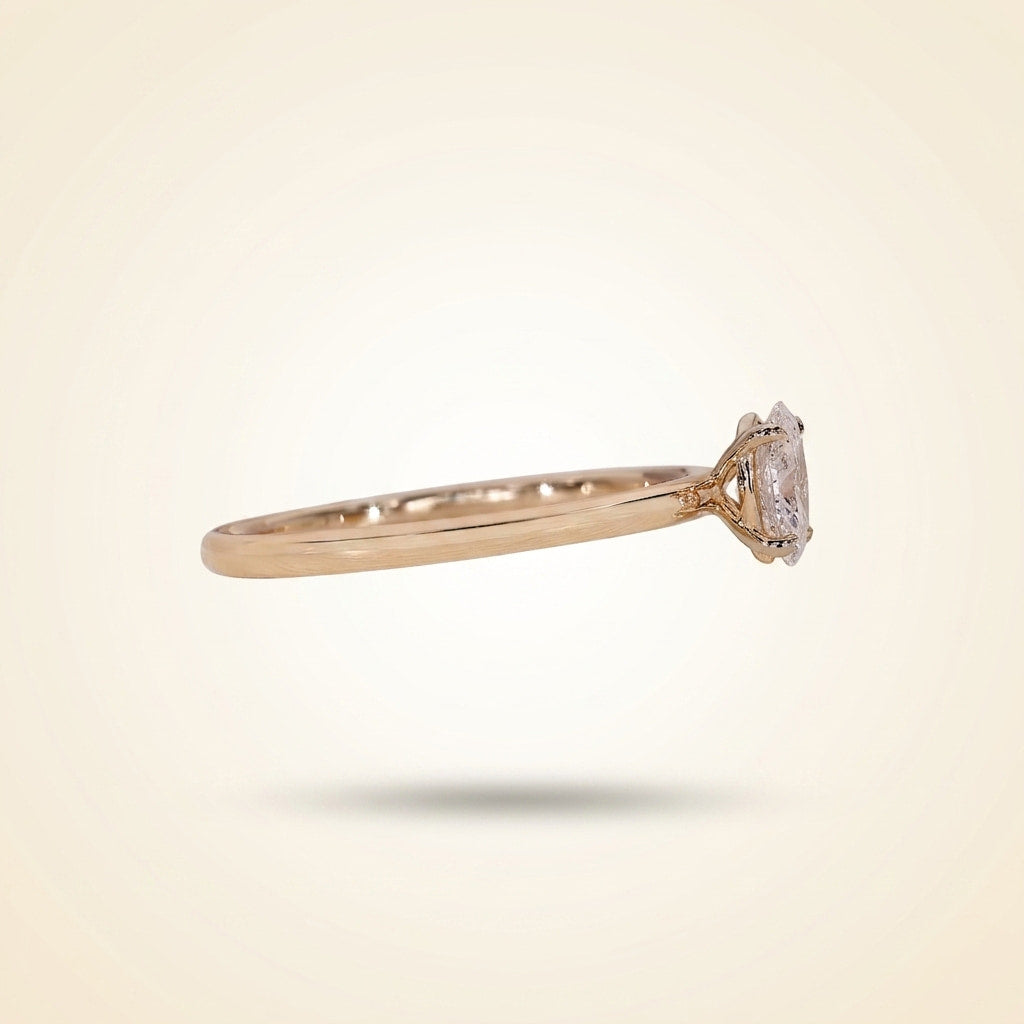 oval cut solitaire diamond engagement ring