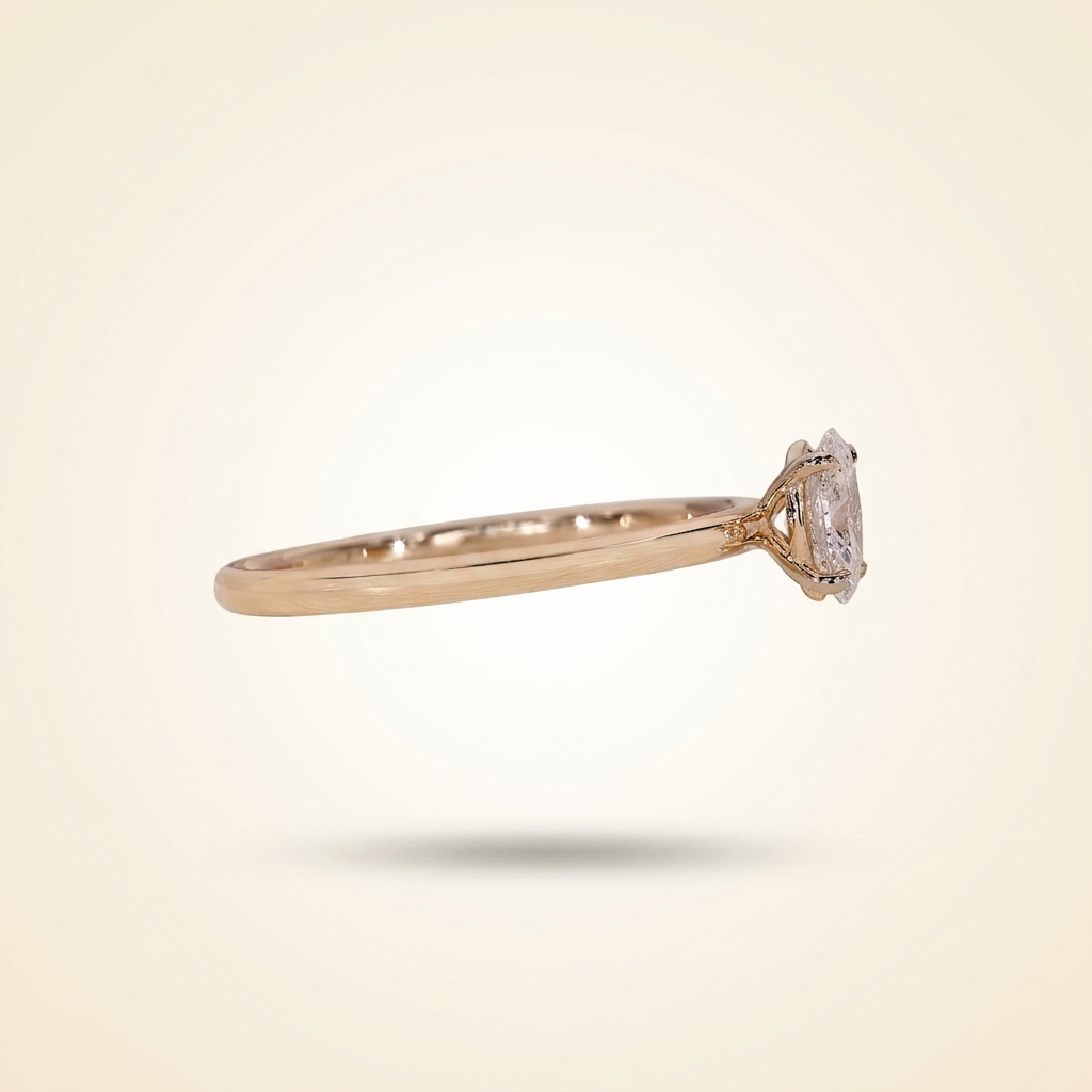 oval cut solitaire diamond engagement ring