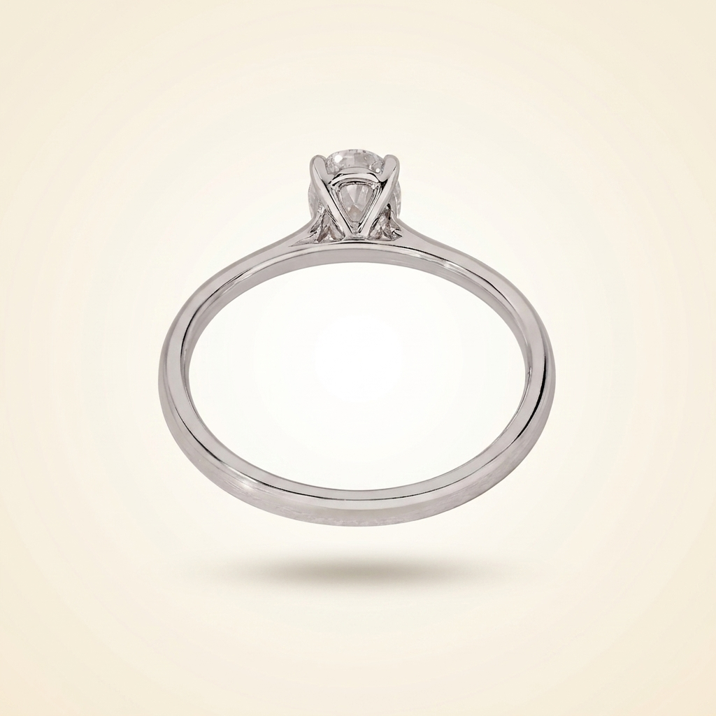 oval cut solitaire diamond engagement ring